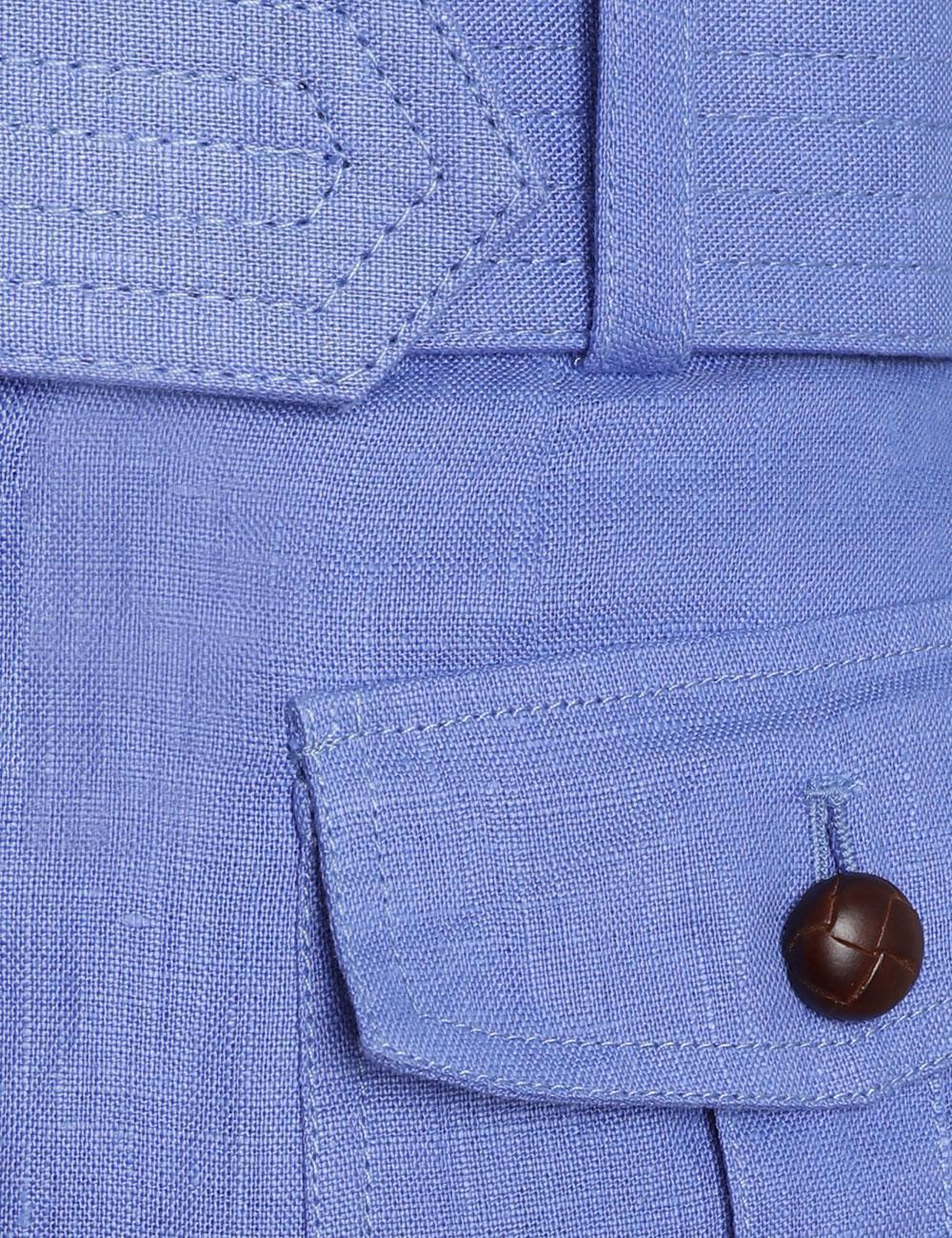 Zimmermann Corsage Safari Short Jacaranda Blue Size 0 / AU 8 for rent on The Volte - main image