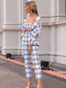 Manning Cartell - Hip Check Bandeau & Pant Set (JACKET NOT INCLUDED) Size 6 for rent on The Volte - image 1