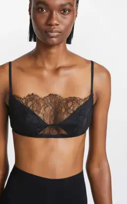 Dion Lee Trace Lace Bandeau Top Black Size 8 for rent on The Volte - image 2