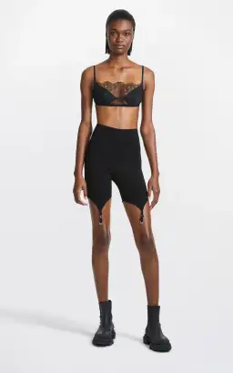 Dion Lee Trace Lace Bandeau Top Black Size 8 for rent on The Volte - image 1