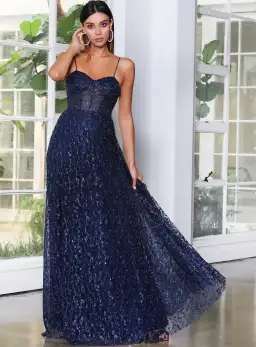 J'adore Kristie Gown Blue Size 8