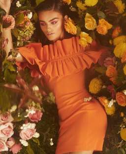 Mossman The Curious Mini Dress Orange Size 12 for rent on The Volte - image 4