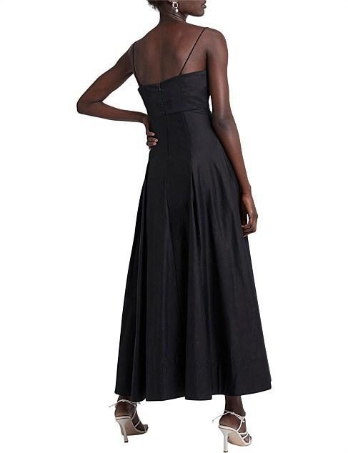 AJE Solstice Strappy Ring Midi Dress for rent on The Volte - main image