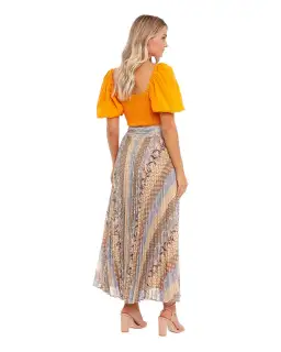 Zimmermann Sunray Skirt Tiled Stripe Size 2 / Au 12 for rent on The Volte - image 3
