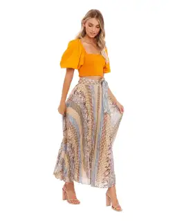 Zimmermann Sunray Skirt Tiled Stripe Size 2 / Au 12 for rent on The Volte - image 2