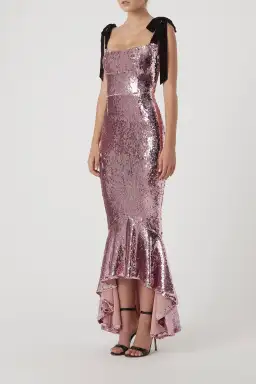 Rachel Gilbert Addie Gown Salmon Size 6