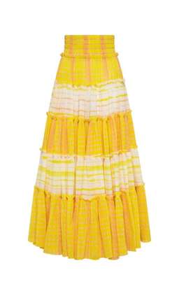 Aje Wilderness Tiered Cotton Maxi Skirt Size 8 for rent on The Volte - image 4