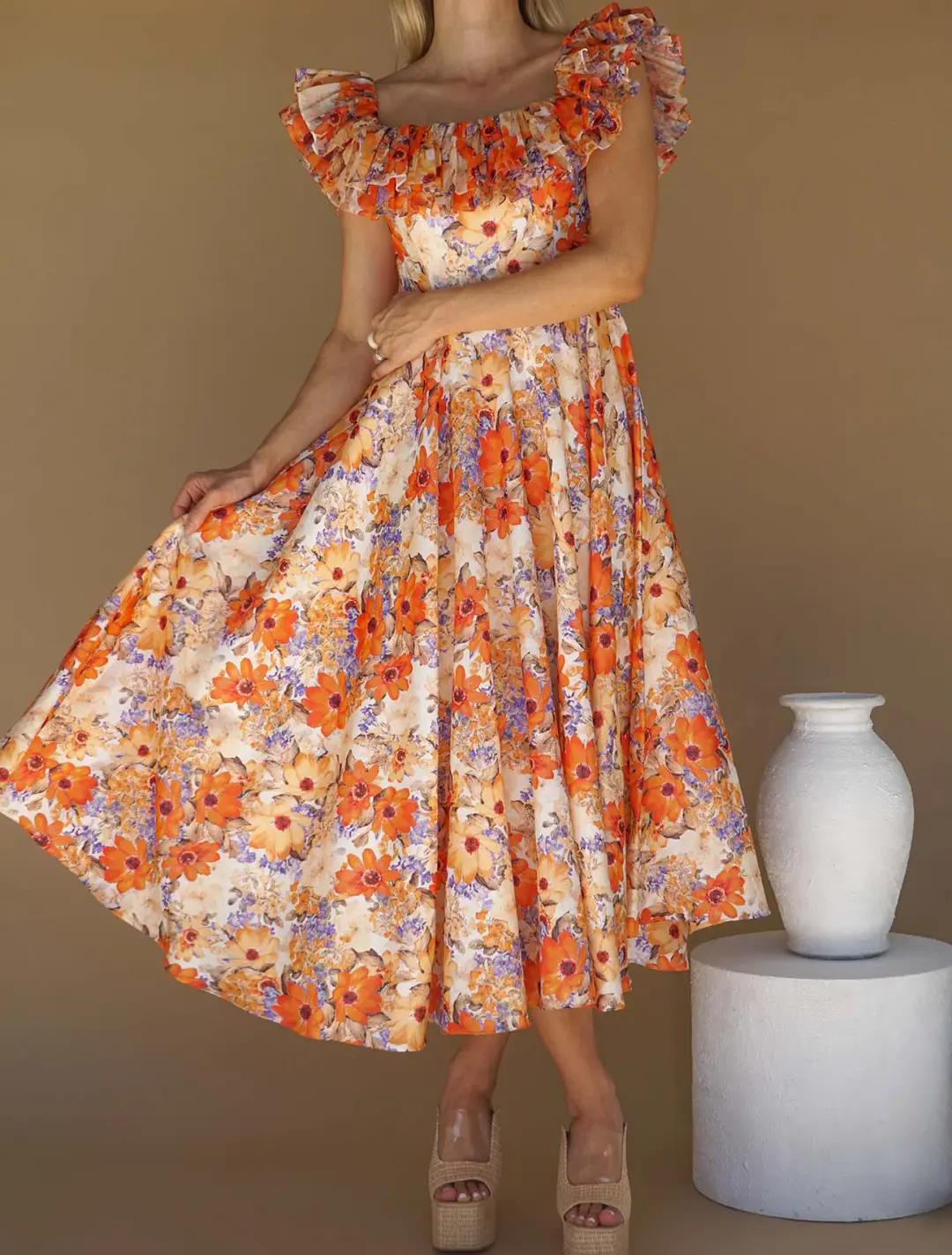 Talulah - FLORENCE MIDI DRESS - Size 12 for rent on The Volte - main image