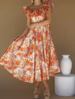 Talulah - FLORENCE MIDI DRESS - Size 12 for rent on The Volte - image 1