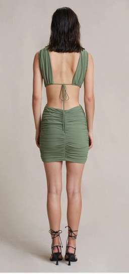 Bec and Bridge Vixen Mini dress - Olive size 8