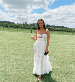 Bec & Bridge Miami Palm Midi Dress Ivory Size 10 for rent on The Volte - image 4