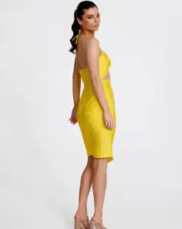 Derma Department Paloma Dress Yellow Size 8 for rent on The Volte - image 2