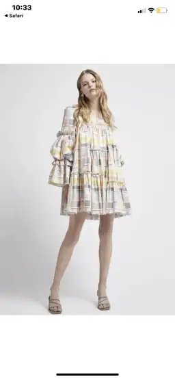 AJE Espirit Mini Dress Print Size 8