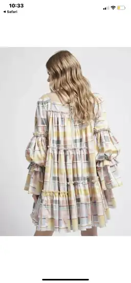 AJE Espirit Mini Dress Print Size 8