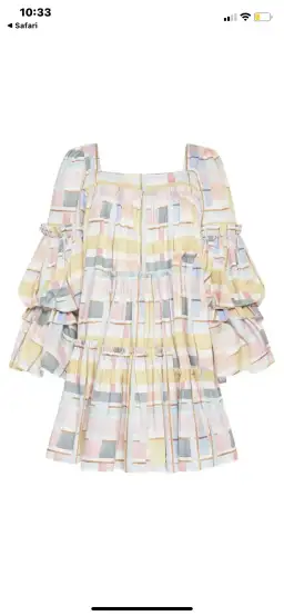 AJE Espirit Mini Dress Print Size 8