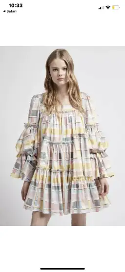 AJE Espirit Mini Dress Print Size 8