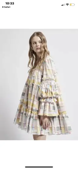 AJE Espirit Mini Dress Print Size 8