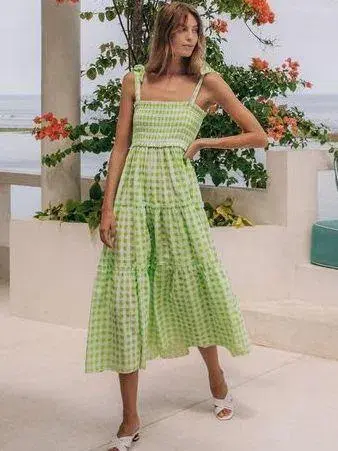 Steele Lyla Lime Dress size S for rent on The Volte - main image