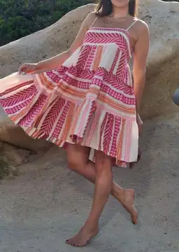 Devotion Twins Lilou Multi Dress Print Size 10