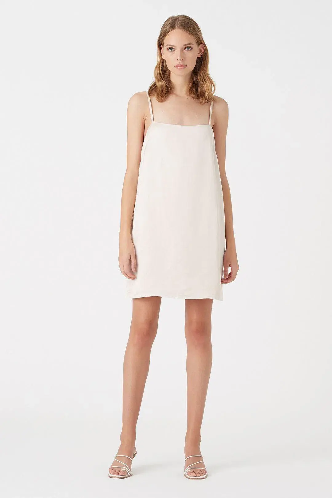 Aje Mimosa Easton Slip Mini Dress Blush Size 4 for rent on The Volte - main image