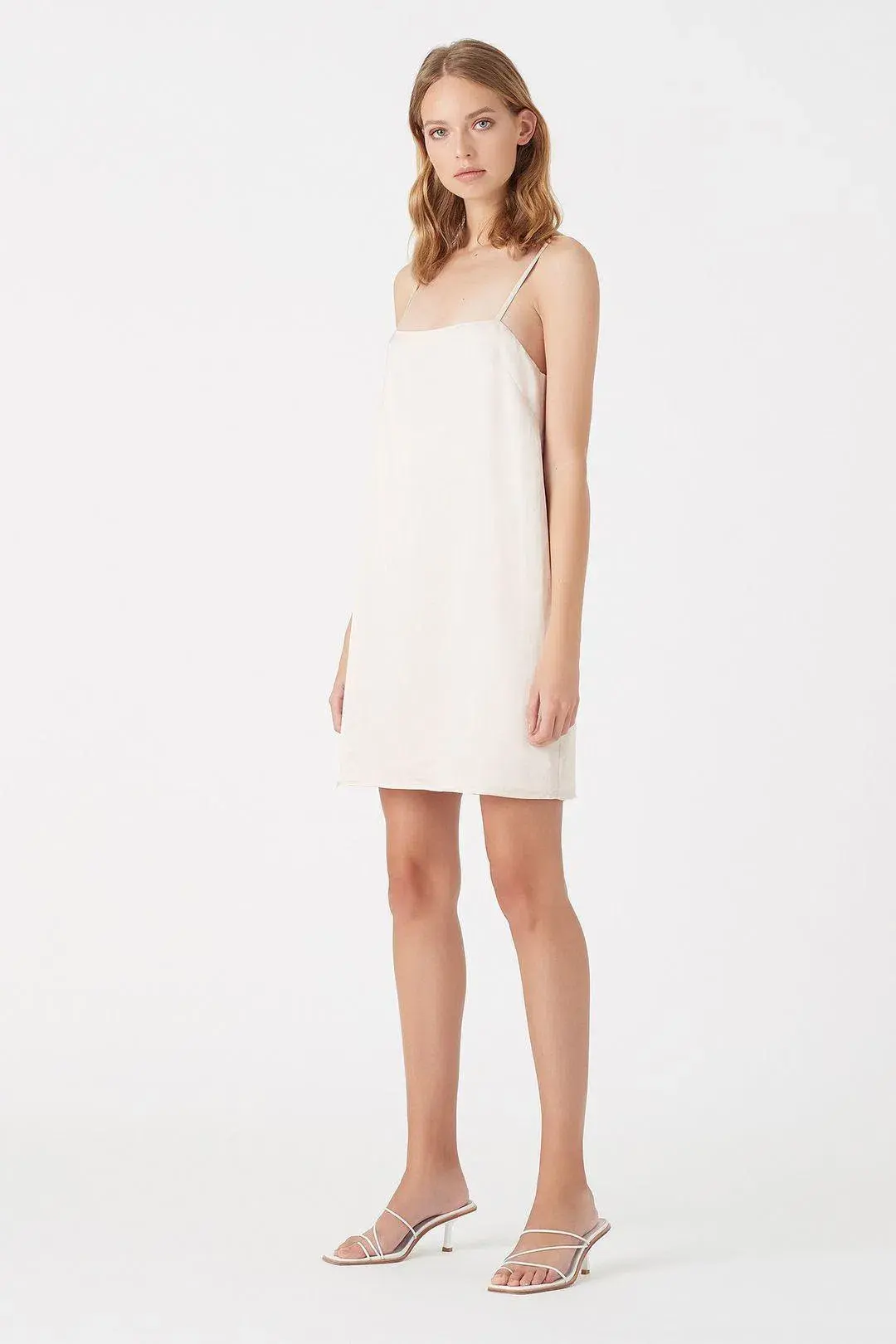 Aje Mimosa Easton Slip Mini Dress Blush Size 4 for rent on The Volte - main image