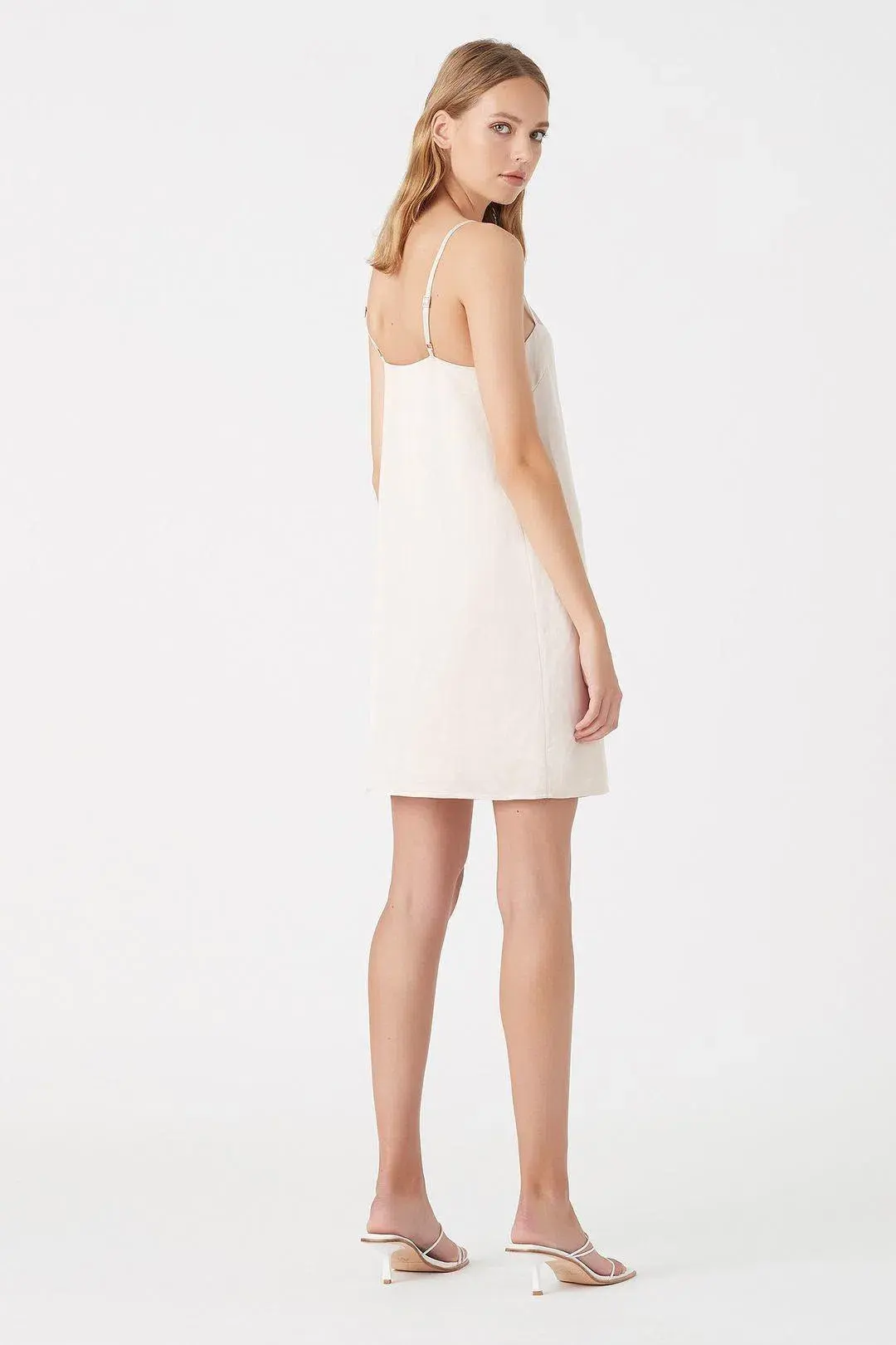 Aje Mimosa Easton Slip Mini Dress Blush Size 4 for rent on The Volte - main image