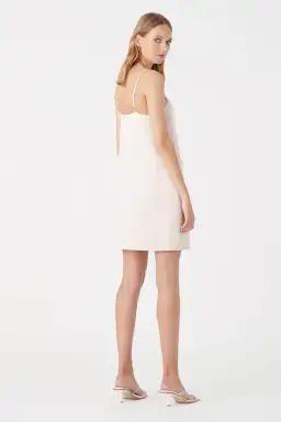 Aje Mimosa Easton Slip Mini Dress Blush Size 4 for rent on The Volte - image 3