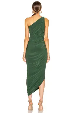 NORMA KAMALI Diana Gown in Forest Green for rent on The Volte - image 2