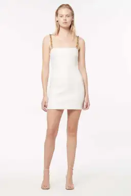 Manning Cartell- Canvas Raffia Chain Mini Dress Size 6 for rent on The Volte - image 1