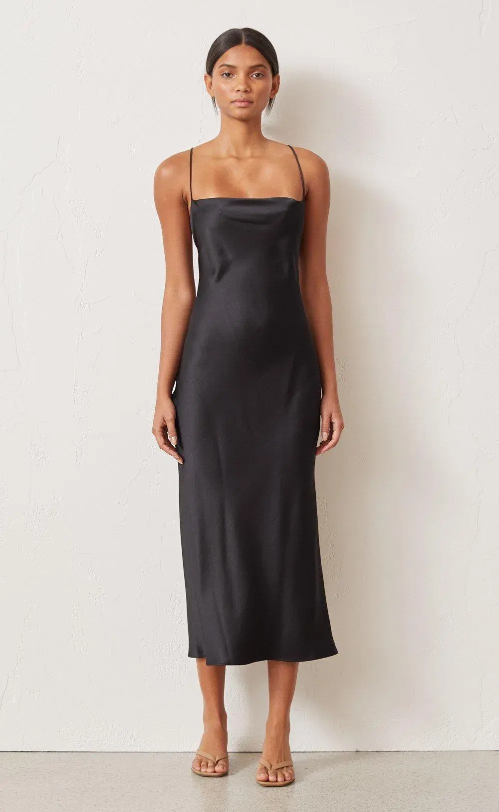 Bec and Bridge Seraphine lace up Black silk Dress - Image 1
