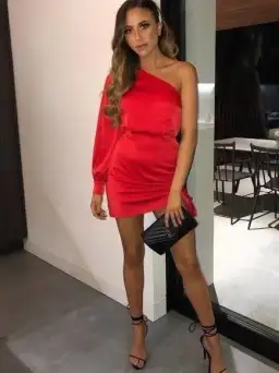 Kookai Vangeline Dress Red Size 8