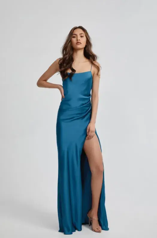 Lexi Romy Dress - Teal size S-M for rent on The Volte - main image