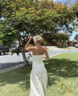 Bec and Bridge Wild Daisy Midi Dress Floral Size 6