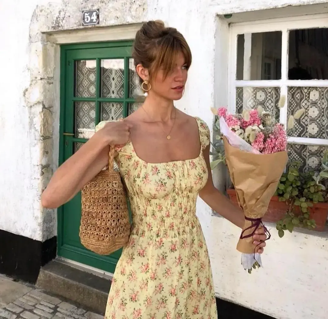 With Jean marseille dress size M for rent on The Volte - main image