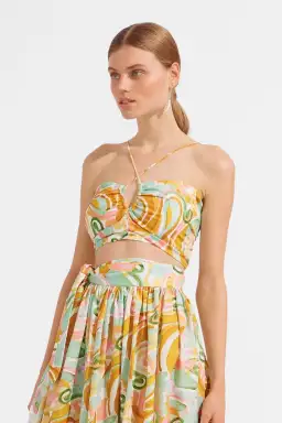 Steele Peta Allegro Midi Skirt & Crop Set Size Medium for rent on The Volte - image 1