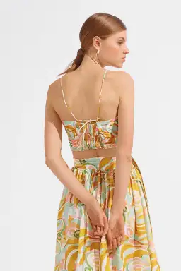 Steele Peta Allegro Midi Skirt & Crop Set Size Medium for rent on The Volte - image 2