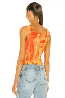 Miaou Imogene Corset Stone Orange Size AU 10 for rent on The Volte - image 3