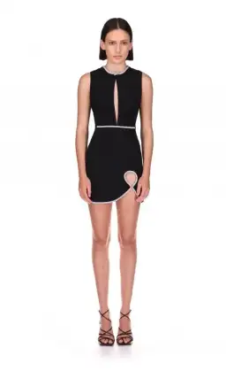 Nicola Finetti Carla Dress Black for rent on The Volte - image 1