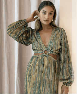 Suboo Ana Cut Out Maxi Dress for rent on The Volte - image 3