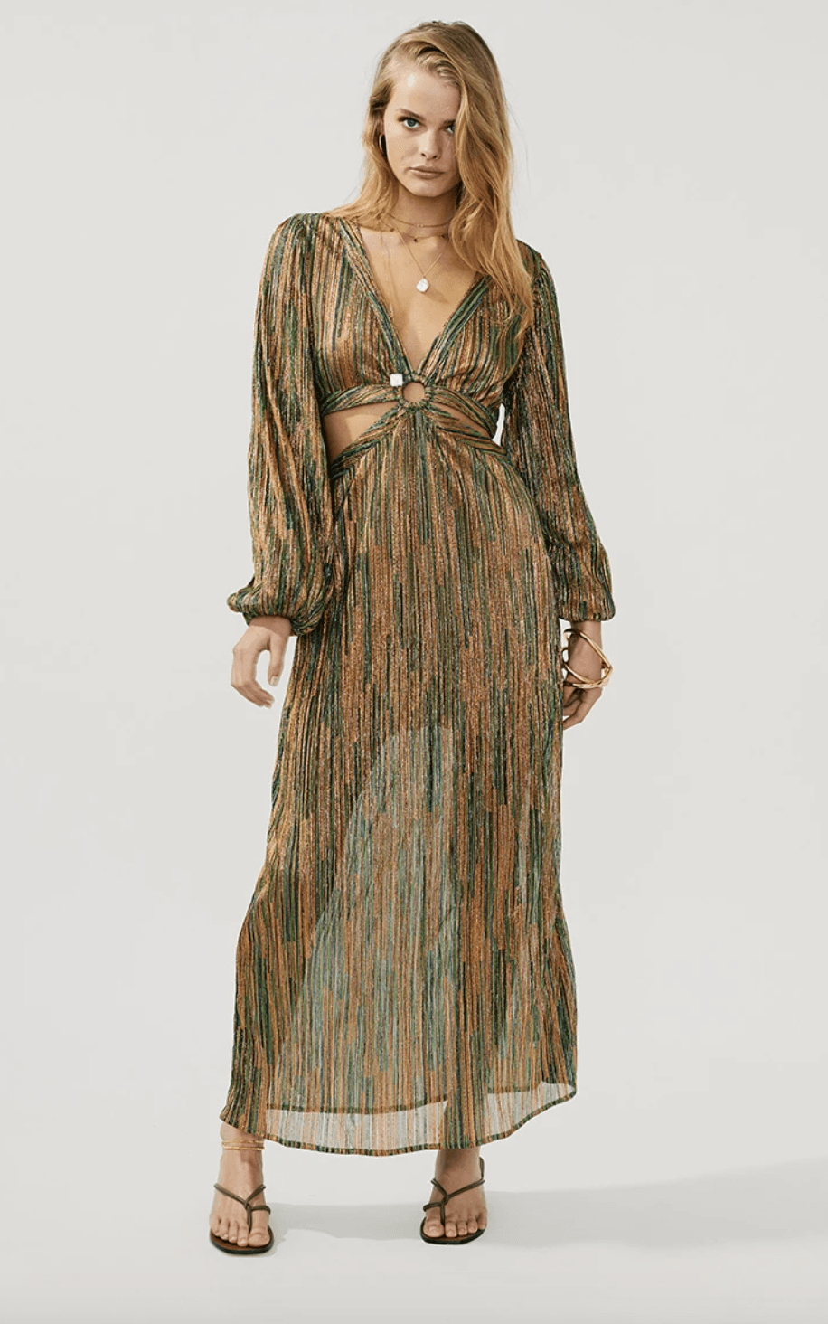 Suboo Ana Cut Out Maxi Dress for rent on The Volte - main image