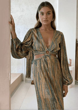 Suboo Ana Cut Out Maxi Dress for rent on The Volte - image 2