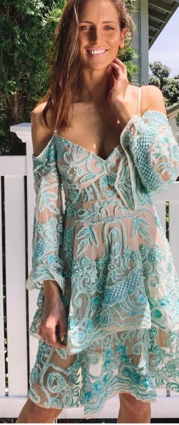 Thurley violet dress size 12 for rent on The Volte - main image