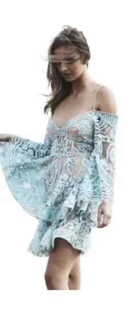 Thurley violet dress size 12 for rent on The Volte - image 3