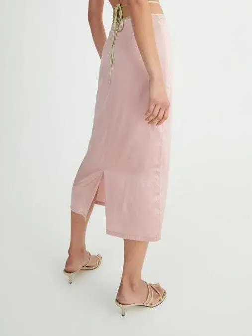 Mariika Skirt in Blush / Melon for rent on The Volte - main image