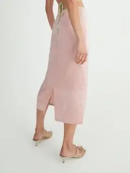 Mariika Skirt in Blush / Melon for rent on The Volte - image 2
