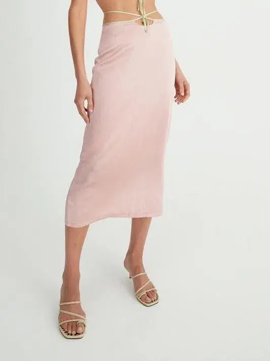 Mariika Skirt in Blush / Melon for rent on The Volte - main image