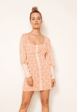 The East Order Peaches Mini Dress Orange Size 8 for rent on The Volte - image 1