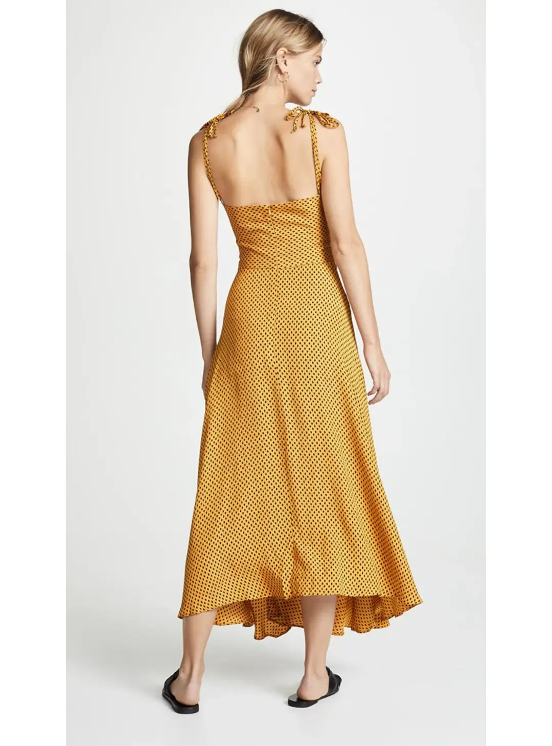 Bec & Bridge Sun Valley Midi Dress Yellow Size AU 8 for rent on The Volte - main image