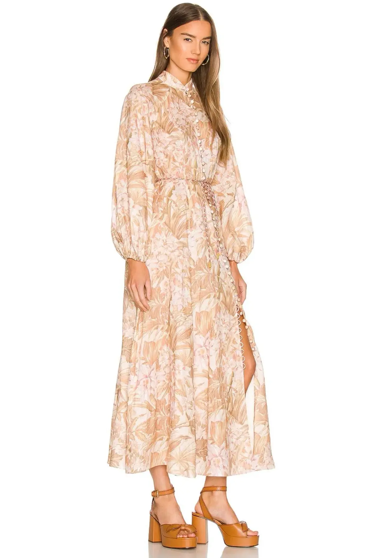 Zimmermann Andie Billow Long Dress Print Size 8 - Image 2