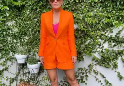 Country Road Orange Short Suit Size 8 for rent on The Volte - image 3